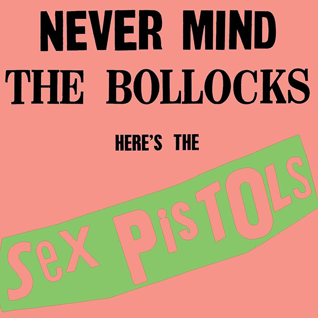 Never mind the bollocks, here's the sex pistols album cover